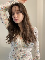 ユニコ(unico)&nbsp;ロングレイヤー/オリーブグレージュ/ブリーチなしのダブルカラー