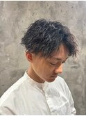 ダークアッシュ/韓国マッシュ/ニュアンスパーマ[錦糸町駅/men's]