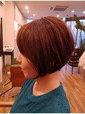 前下がりグラデーションボブ
