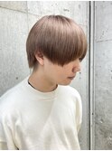 韓国風ミルクティーベージュブラウンカラーグレージュカラー