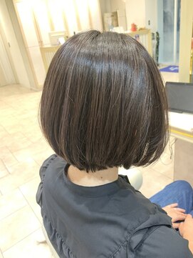 アッシュ 仙川店(Ash) 【30代40代50代60代】大人可愛いワンカールボブ ひし形ボブ