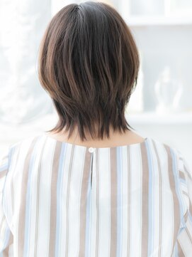 カバーヘア 上尾西口店(COVER HAIR) ★グレーベージュ大人美人ひし形ボブウルフカット30代40代★10!