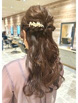 トッカ 札幌(tocca) ハーフアップヘアアレンジ