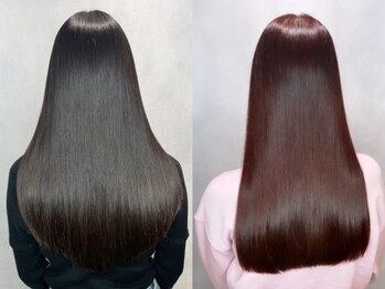 リコラックスビー(LICO LUXBE)の写真/【堺東駅前】[縮毛矯正+カット¥9900]柔らかで毛先まで潤う自然なストレートを実現!理想以上の仕上りに