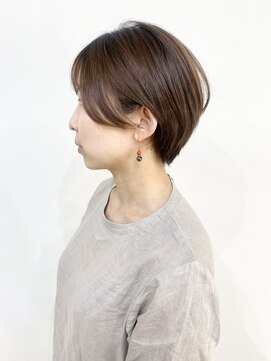 モリオ フロム ロンドン 成増店 【morio成増/一戸】大人かわいい耳かけショートボブ