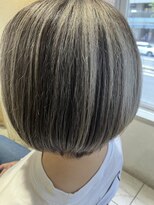 ヘアサロン ビビット 久宝寺店(VIVIT) 白髪ぼかしアンブレラカラー　アッシュベージュ