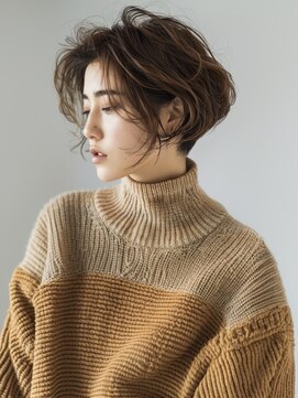 アルトリスト(Altruist Aging×HAIR&SPA) ☆イメチェンピンクベージュアンブレラカラー前髪クールショート