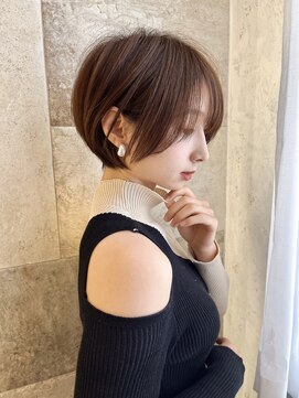 ロンドカスティーヨ 四日市(Lond castillo) ショートショートボブイノア髪質改善カラー41116