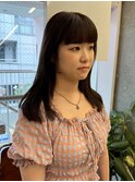 ぱっつん前髪、もみあげカット