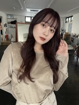 ポール(pole)&nbsp;札幌ロング　ラベンダーピンクレイヤーカット