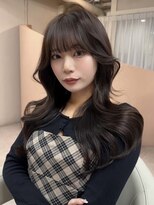 ユニ 表参道(uni) #50/韓国/韓国風/レイヤーカット/後れ毛/くびれヘア/前髪/表参道