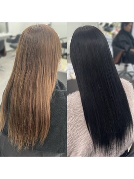 ガルボヘアー 桟橋店(garbo hair) プルシールエクステロング高知美容院