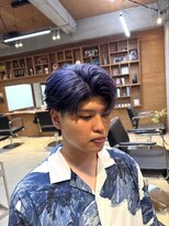 アトラクト バイ ラック 津田沼(Attract by LUCK)&nbsp;ディープバイオレット/フェザーショート/メンズ/メンズパーマ