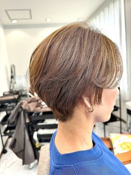 ヘアメイクアクト 都賀店 大人かっこいいハンサムショート