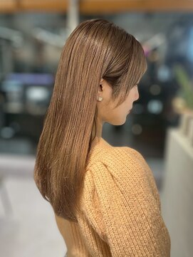 ファイブバイジエクト 堀江(FIVE by The Ect) 【ハイトーン髪質改善】くすみベージュ/マロンベージュ/透明感