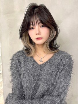 ロンドローズ 名古屋(Lond damaskRose) ダブルカラー ブリーチ 名駅 韓国 ボブ 髪質改善 縮毛矯正