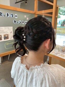 シェリール 八千代台駅(CHERIR) 【推し活ヘアアレンジ】サイドお団子アレンジ♪
