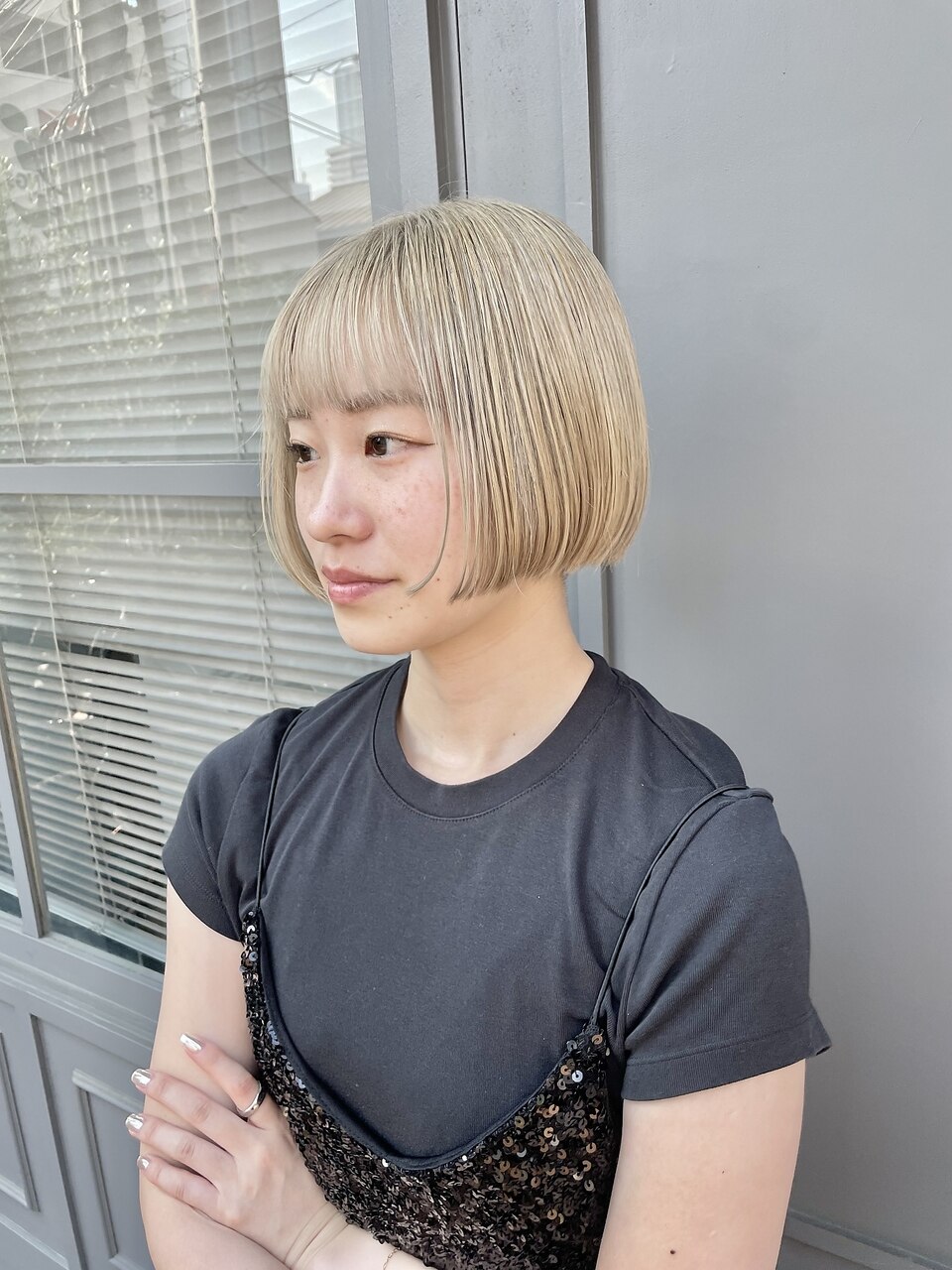 ハイトーン、ミニボブ：L255934017｜ニト(nito.)のヘアスタイル