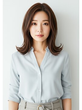 ライフイズ プレジャー 磐田中泉店(Life is… PLEASURE) #磐田 大人ミディアムスタイル