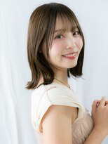 モッズヘア 越谷(mod's hair) 透明感オリーブブラウン外ハネロブ//越谷10代20代30代