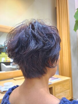 美容室エルザノ 手ぐしで簡単に形づくスタイル♪エルザノオリジナルパーマ