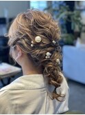 編みおろしルーズスタイル◎こなれ感大人可愛いアレンジ