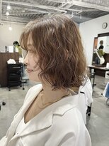 アオゾラヘアーカミノウラ(AOZORA HAIR kaminoura)&nbsp;レイヤーボブパーマ