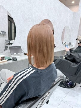 カミイロ(kamiiro) ブラウンベージュ/ダブルカラー/ケアブリーチ/髪質改善/学割