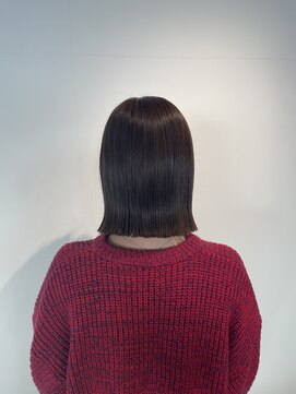 切りっぱなしボブ