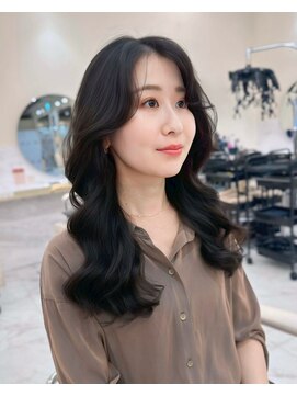 シェノン サントル(CHAINON CENTRE) 梅田/黒髪/クラゲヘアー/オリーブグレー/小顔/ココアベージュ