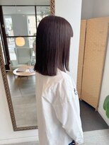 レターバイノベル(letter by novel)&nbsp;大人ショートボブひし形ショートオリーブグレージュミニボブ