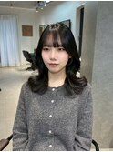 梅田/クラゲヘアー/オリーブグレー/小顔/ココアベージュ