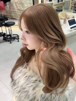 ロンドメリア 天神大名店(Lond Melia) 黒髪カタログ/オリーブグレー/ココアベージュ/小顔に見せるヘア