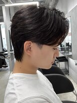 エルマーク 京都駅前(L-MARK)&nbsp;ニュアンスパーマ/センターパート/マッシュ/カルマパーマ/メンズ