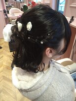 ヘアアートディックス 土気店(Hair Art dix) ハーフアップ