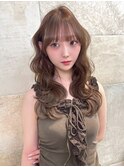 酸性ストレート/前髪カット/リタッチ/カット/ブリーチ