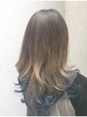 SummerバージョンHair salon The hive 流　グレージュブルー
