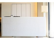 清潔感のある受付