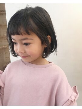 テラバイアフロートシーグラスコテージ (terra by afloat SEAGLASS COTTAGE) キッズカット キッズヘア ボブ キッズヘア女の子 二子玉川