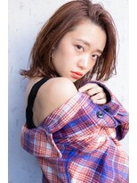 クラン(clan)&nbsp;ミディアム＃アッシュブラウン毛先エアリーミディ