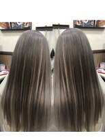 ディー エメ(D-aimer-)&nbsp;シールエクステ×グレージュグラデーション