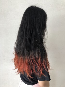 デプス デザイン プロダクツ Depth Design Products ゆるふわロング×オレンジカラー