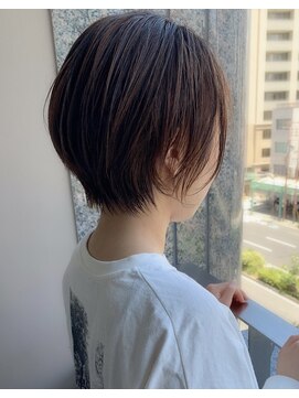 ネウィベルシア 名駅(newi belsia) 大人可愛い20代30代40代小顔ワンサイドショートボブ丸み前下がり