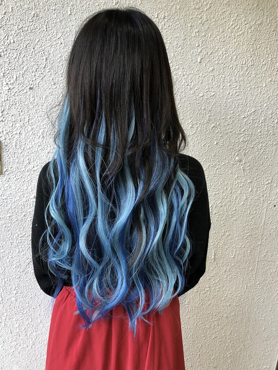 エクステでグラデーション】ブルー×スカイブルー：L103006870｜ディー