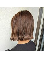 ベルフェミンアプレ(Belle femin Apres)&nbsp;外ハネボブ 艶髪 顔周りカット ココアベージュ 髪質改善 20代