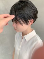 テトヘアー(teto hair) マッシュショート、ブルーブラック、耳かけ、ショートボブ