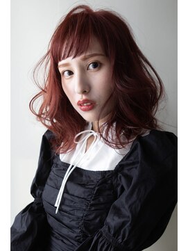 エール(a:le) ブリーチ有 チェリーレッド