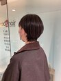 モッズ ヘア 新宿サウス店(mod's hair) おさまりのよいショートスタイルが得意です。