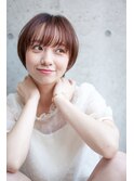 大人可愛い20代30代40代愛されショートボブ