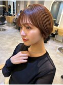 髪質改善*似合わせカットフルバングショート*【Zinaおおたか】